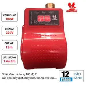 Máy bơm tăng áp mini 24V Awashi ASB-24 (100W)